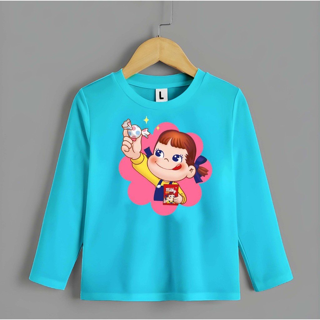 Baju/kaos LP anak PEKO MILKY bahan premium