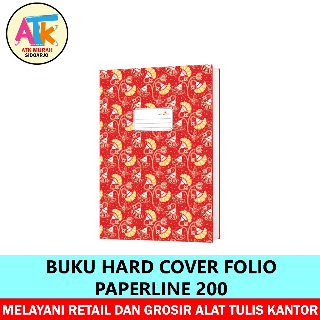 

BUKU HARD COVER FOLIO 200 LEMBAR - PAPERLINE