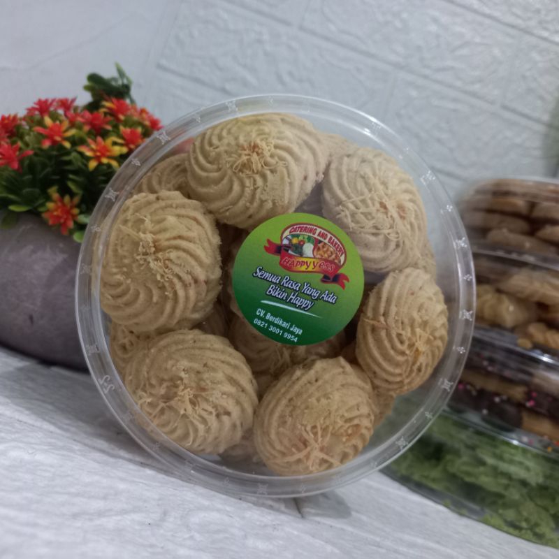 

Kue kering/Kue lebaran/Sagu keju 250 gr