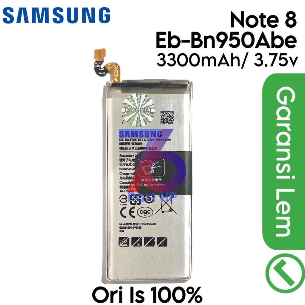Baterai EB-BN950ABE Samsung Galaxy Note 8 / N950 / N950F / M-N950F / SM-N950U / SM-N9500 / SM-N950U1