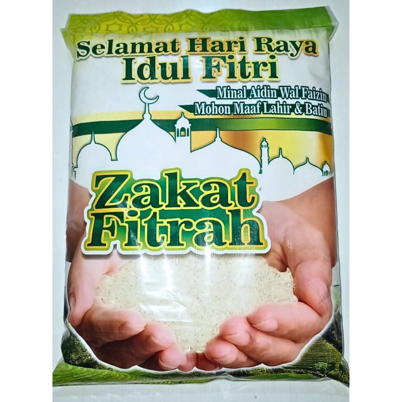 

Beras kemasan zakat fitrah 2,5kg pulen bersih enakk
