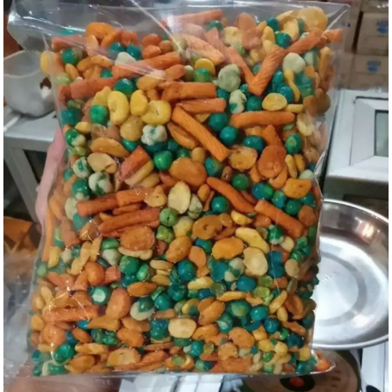 

TERMURAH KACANG CAMPUR 500 GRAM - 1/2 KG KACANG CAMPUR / KACANG POLONG MIX / MIX NUT / KACANG POLONG MIX