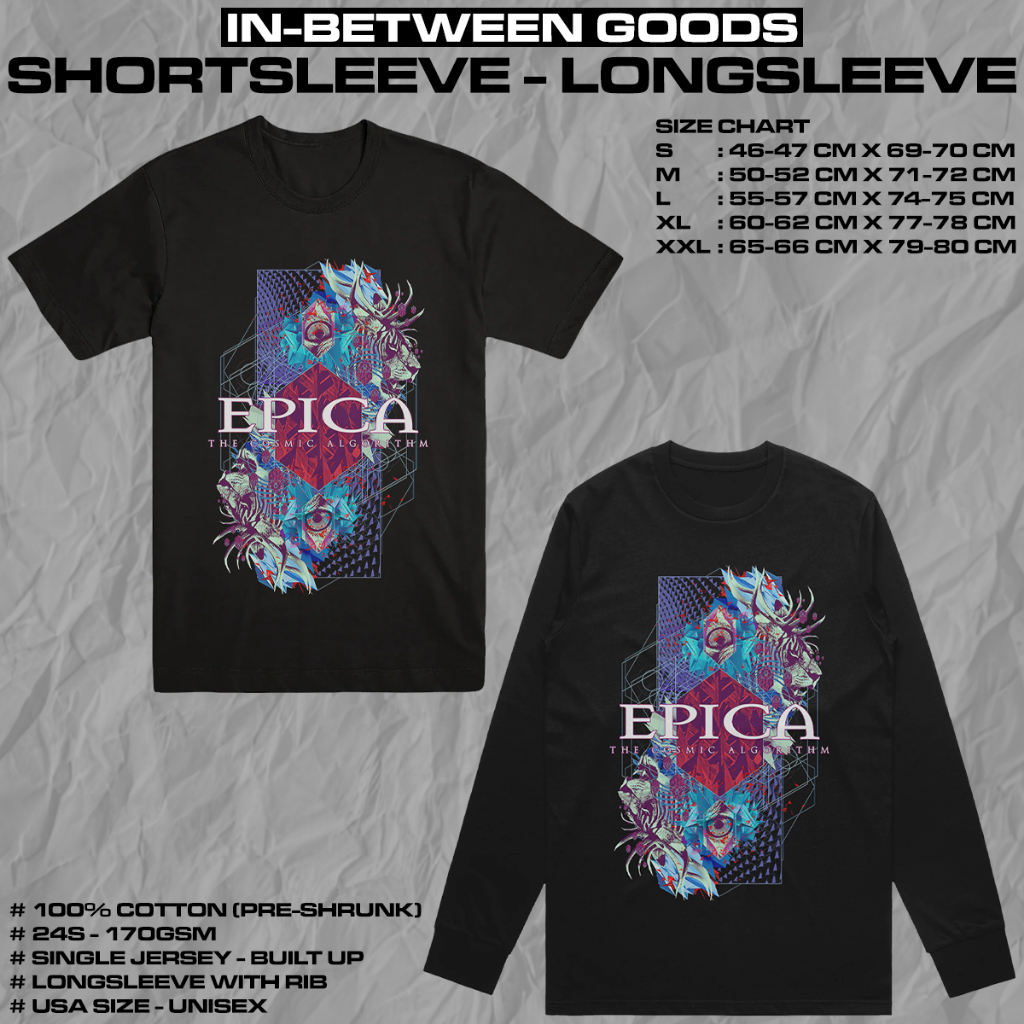 EPICA - COSMIC ALGORITHM | T-SHIRT | LONGSLEEVE | BAND MERCH