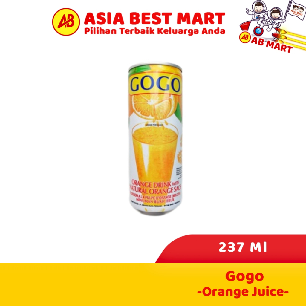 

Gogo Orange Juice 237Ml Minuman Bulir Jeruk