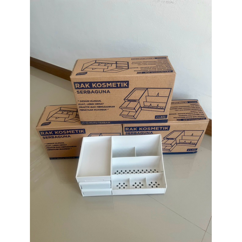 RAK MAKE UP SUSUN 3, KOTAK MAKE UP, BOX MAKE UP