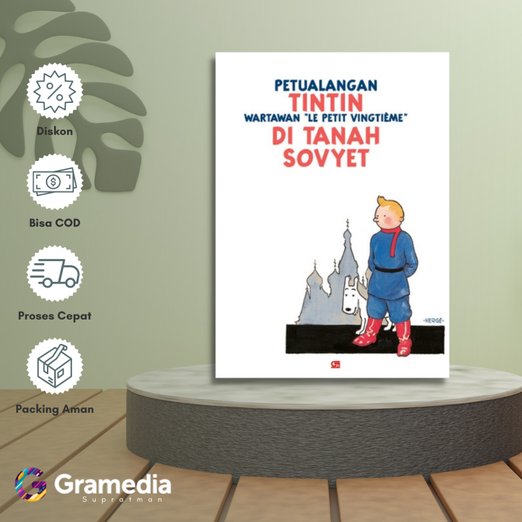 Gramedia Supratman | Petualangan Tintin: Di Tanah Sovyet