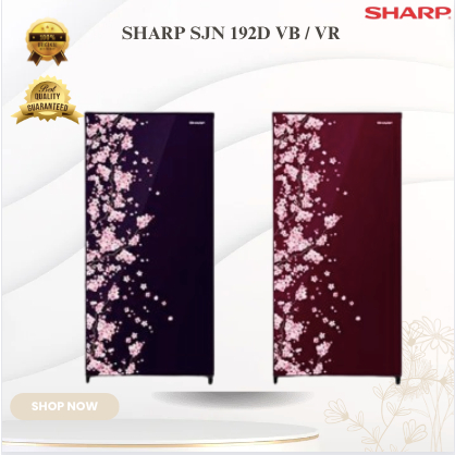 Sharp Kulkas 1 Pintu SJN192DVB - Kulkas Sharp SJN192DVR/SJN-192-D VB-VR/SJN192D VB-VR/SJN 192D VB-VR