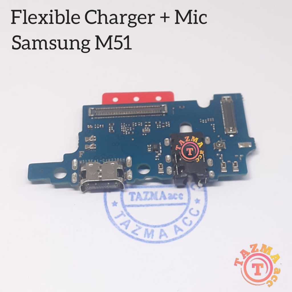 Flexible Charger Samsung M51 Pcb Papan Conektor Konektor Cas Charger Galaxy M51