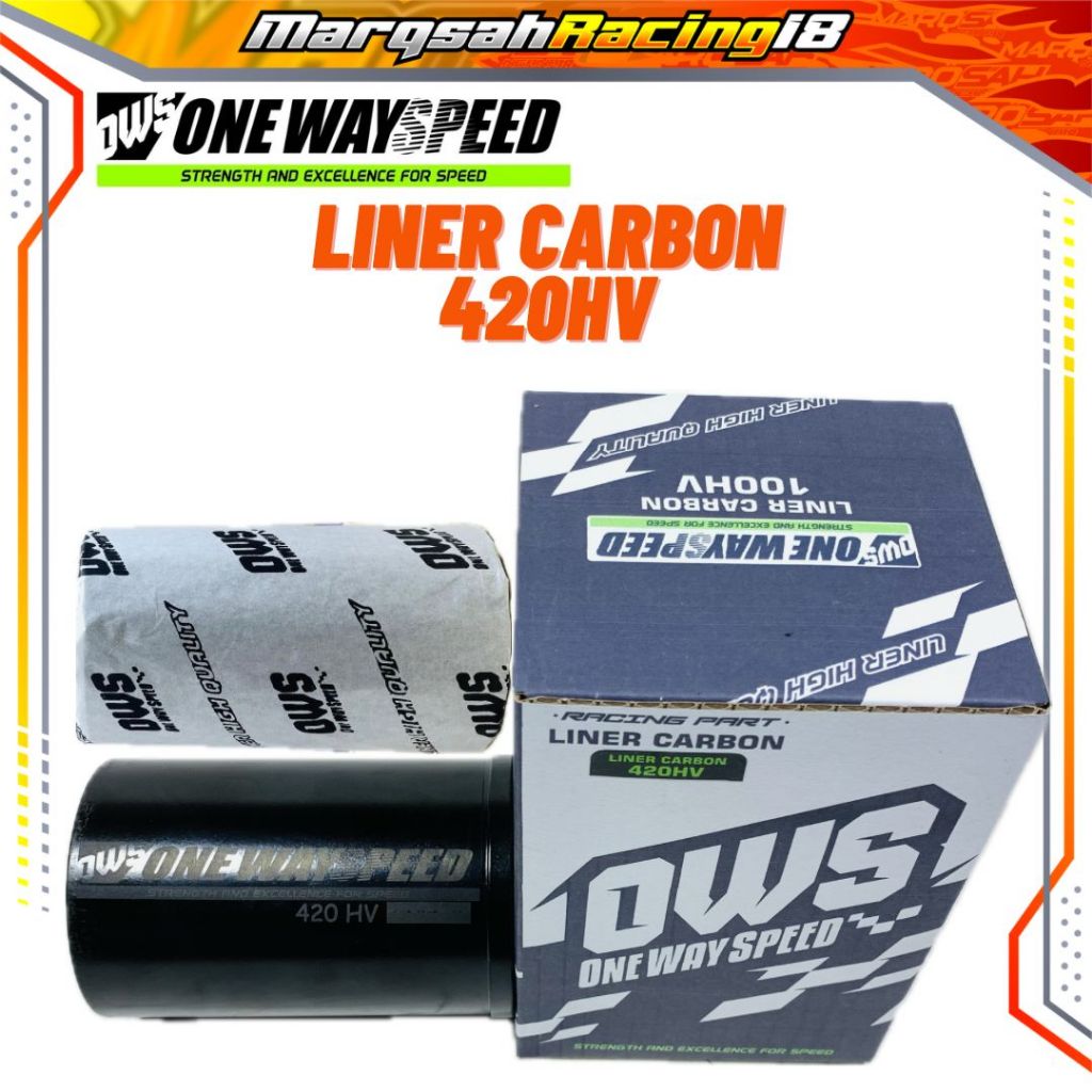 Liner Carbon 420HV Universal 4T Ows Liner Ows Carbon 420HV MARQSAH RACING