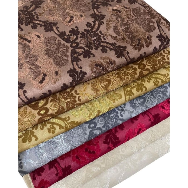 DAMASK/BAHAN BELUDRU/BLUDRU/BAHAN SOFA IMPORT/KAIN SOFA MOTIF