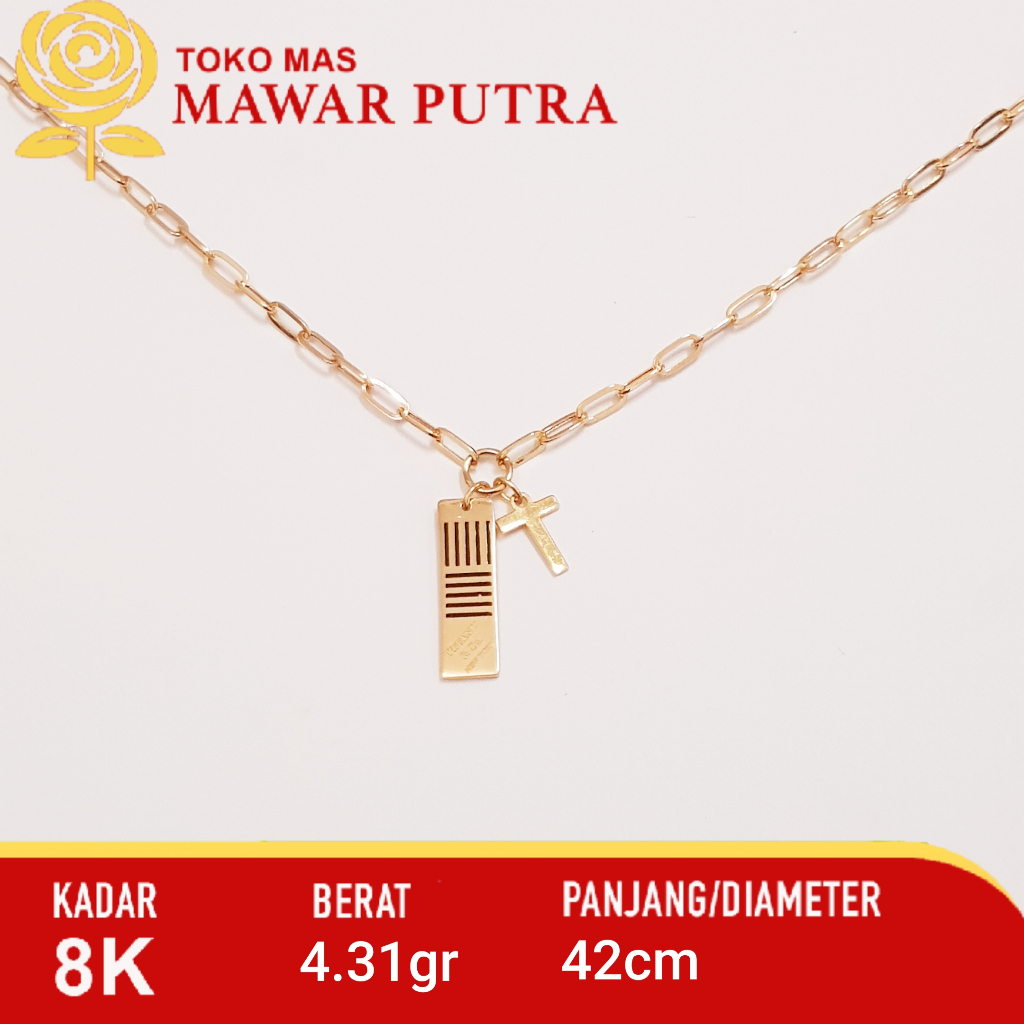 Kalung New HWT Gold Kadar 8K