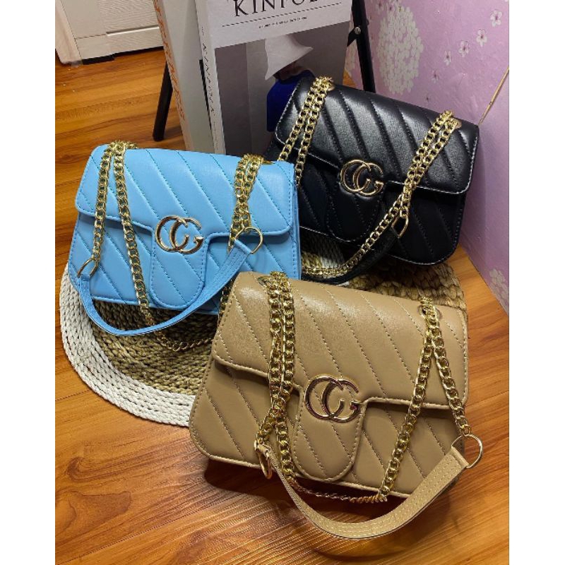 tas selempang CG cella, bag cella lentur