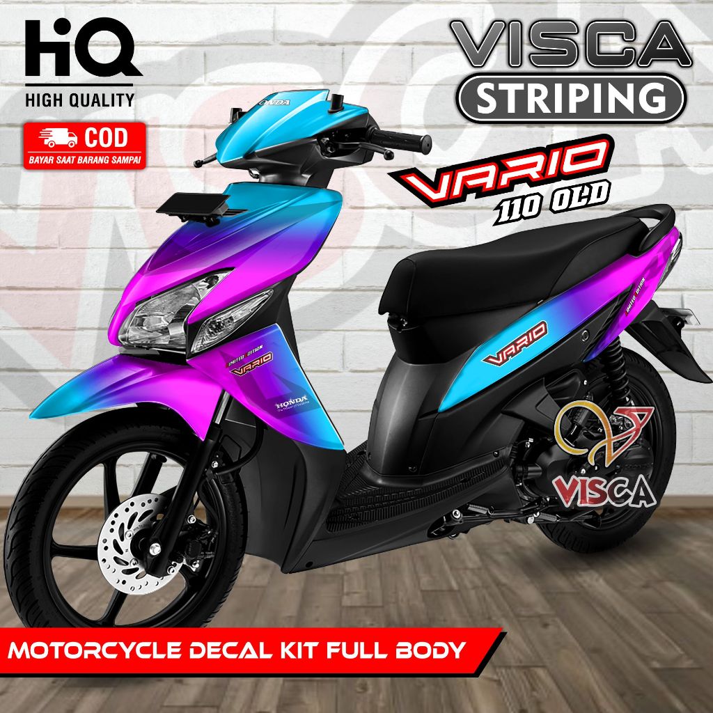 Decal Vario 110 Karbu Full Body - Stiker Vario 110 Karbu Full Body - Dekal Vario 110 Lama - Striping