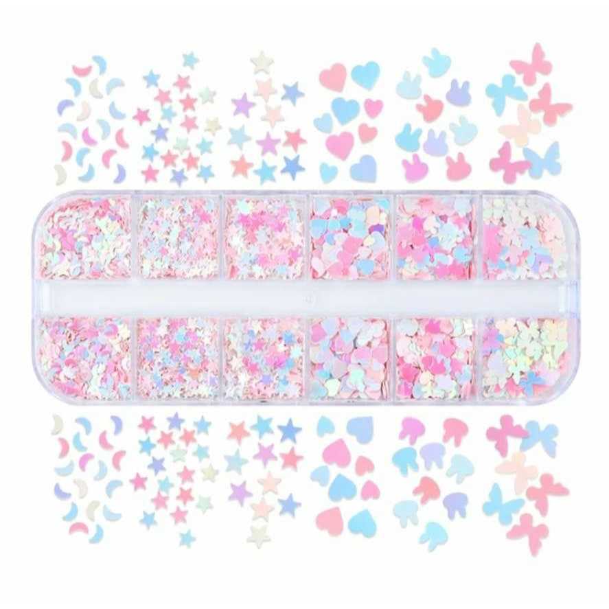 bulan bintang pastel
