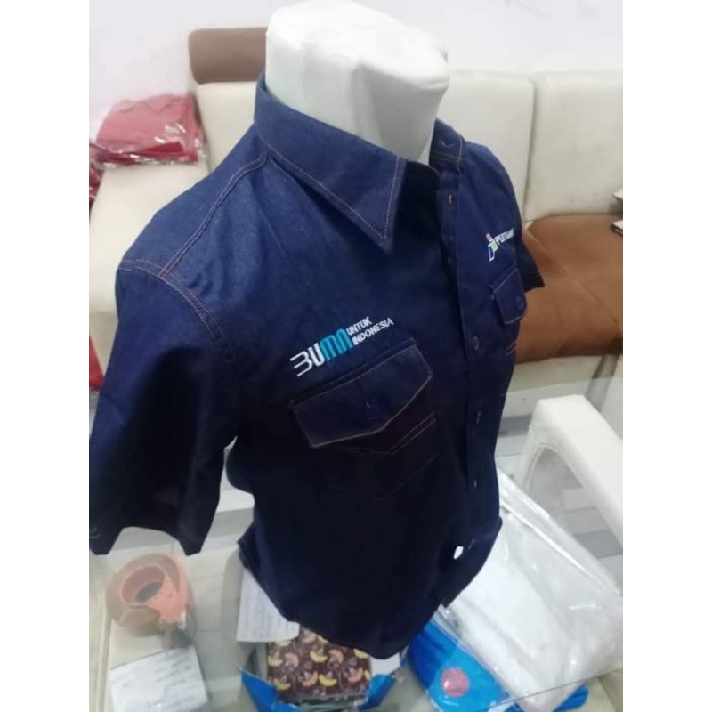 kemeja levis staff spbu lengan pendek