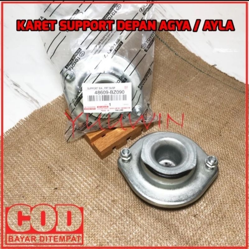 SUPPORT SHOCK / KARET SUPPORT AGYA AYLA - BANTALAN SHOCK DEPAN AGYA