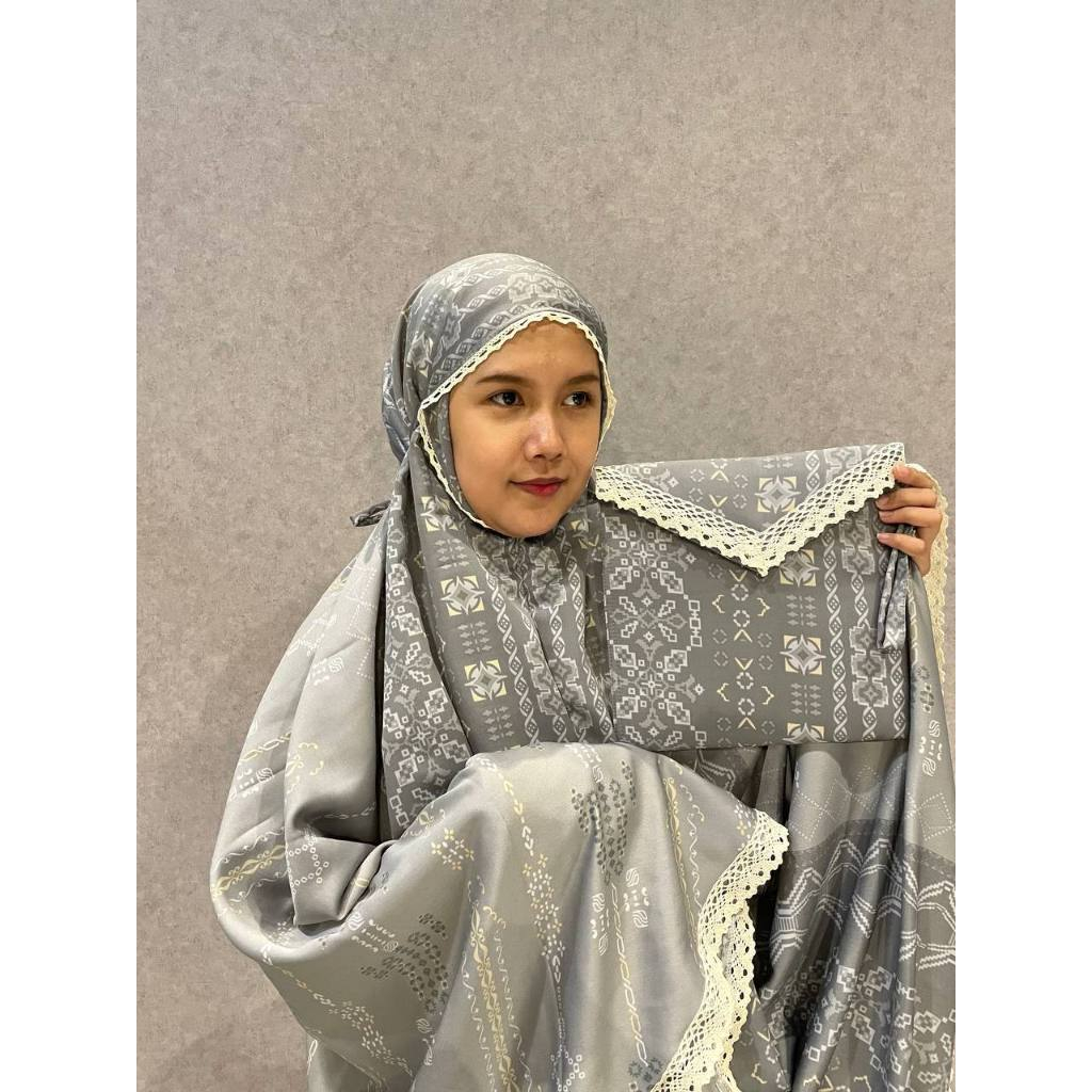 Mukena Maxmara Lux 2in1 Dewasa Silky Premium Jumbo