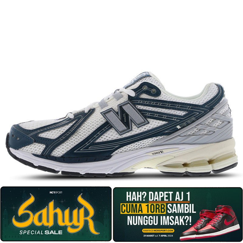 Sepatu Sneakers NB 1906r navy silver original M1906RFA