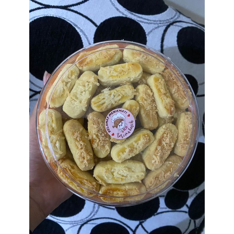 

Kastangel keju 500gram kue kering toples