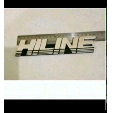 emblem tulisan logo HILINE taft hiline