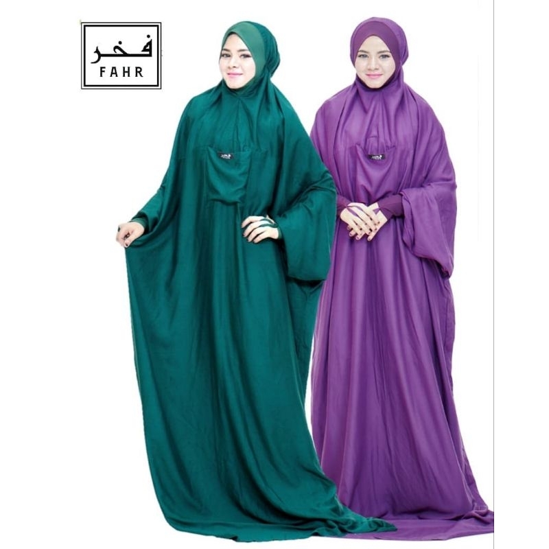 Mukena Hadramaut Malaysia style Terusan / Atas bawah