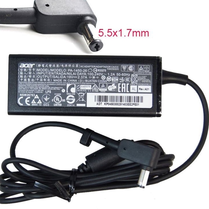 Bagus Banget Adaptor Charger Laptop Acer Aspire 3 A31111 A31131C64M A31421 A31431 A31432 A31433 A314