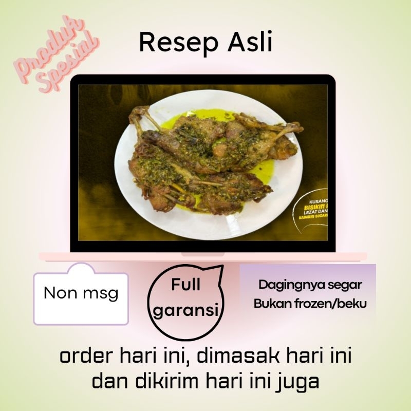 

Lauk Bebek Madura Bumbu Original Asli Madura 50gr. Lauk Bebek Bumbu Asli Madura Sambal Bebek Madura Asli