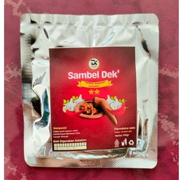

Sambel Dek Original kemasan sachet