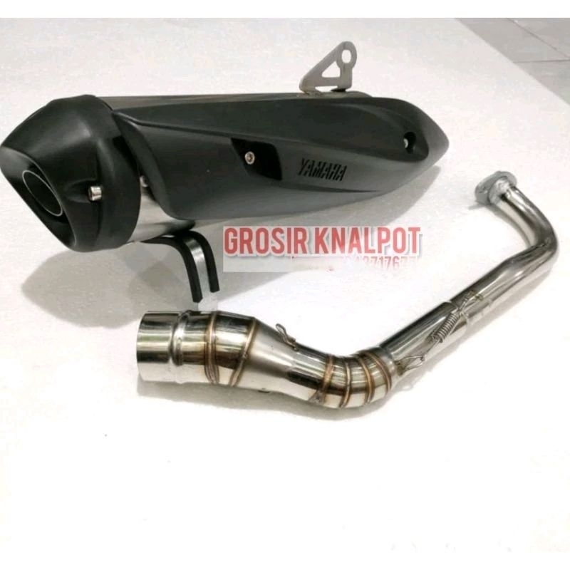 Knalpot Racing Model Rob1 Rob 1 Fulset Leher Header Stainles PLUS Tameng Yamaha Nmax N max Aerox Old