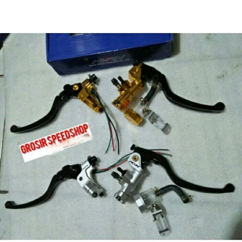 Master Rem Nissin Nisin set Kanan kiri Gold black Silver Ninja R RR Ss kr krr Victor thailand 250 R2