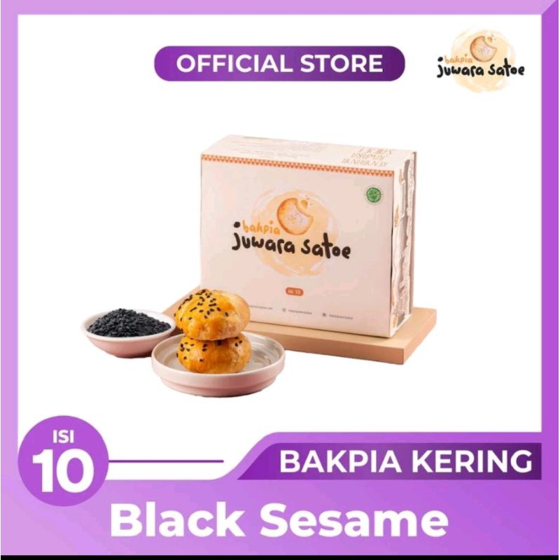 

bakpia kering black sesame