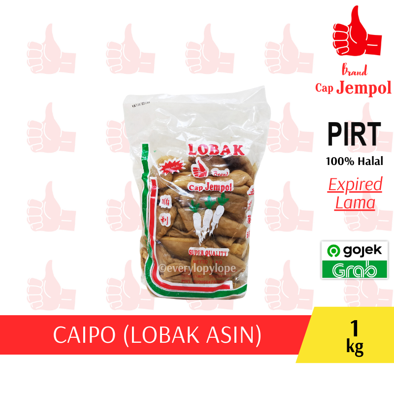 

CAP JEMPOL Lobak Asin Caipo Chaipo 1kg