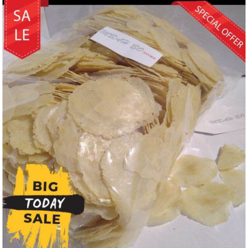 

MELINJO SUPER TIPIS MENTAH 1KG ORIGINAL GURIH RENYAHEMPING MELINJO SUPER TIPIS MENTAH 1KG ORIGINAL GURIH RENYAH