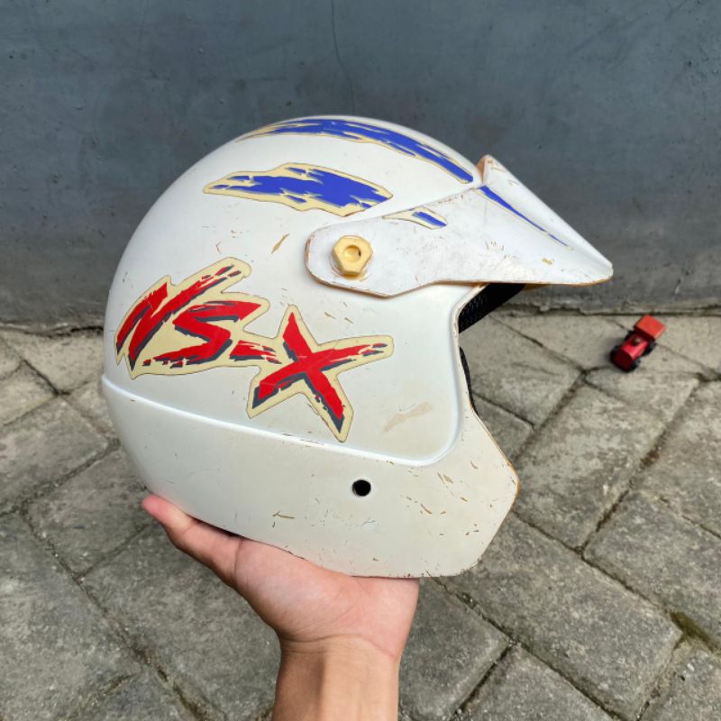 helm jadul helm nsx original helm lawasan helm nsx second