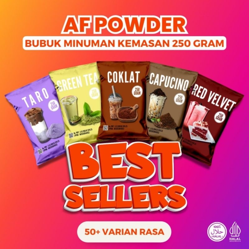 BUBUK MINUMAN BUBUK ANEKA RASA KEMASAN 250GRAM ALL VARIAN BEBAS PILIH RASA BUBUK MINUMAN PREMIUM MUR