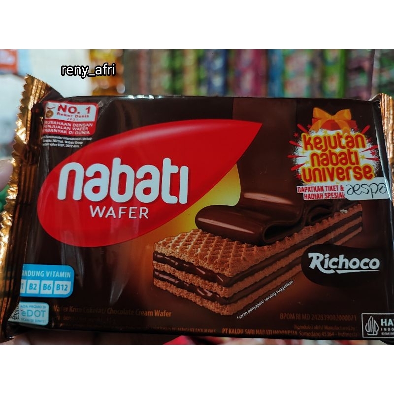 

Nabati wafer coklat 43 gram