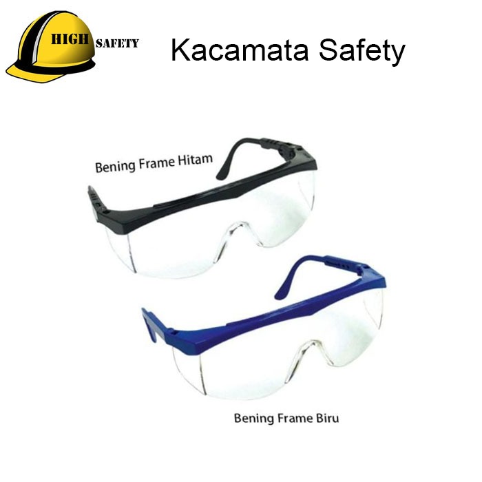 Kacamata Safety Bening / Kacamata Safety Kerja / Safety Glasses