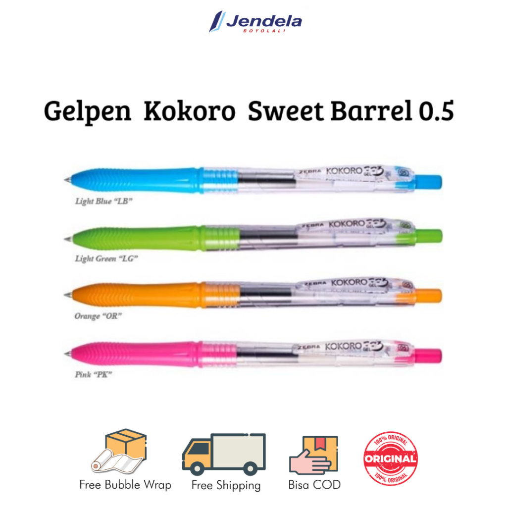 

Zebra Gelpen Kokoro Sweet Barrel 0.5