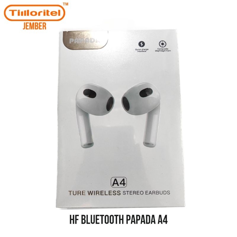 HANDSFREE BLUETOOTH PAPADA A4 AIRPODS 4