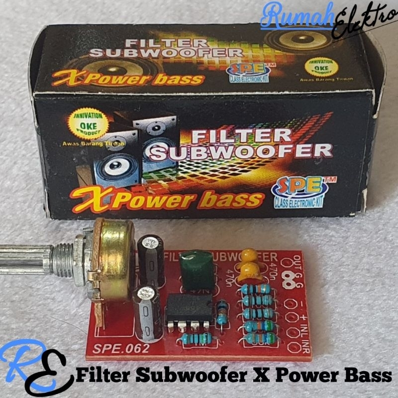 Filter Subwoofer X Power Bass by SPE