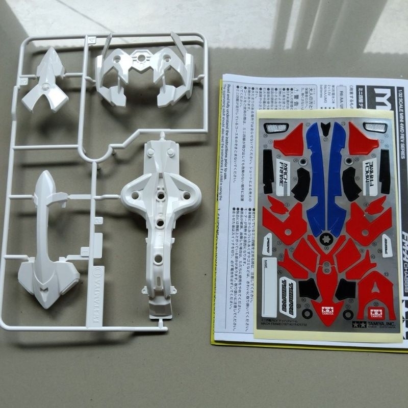 body tamiya mach frame
