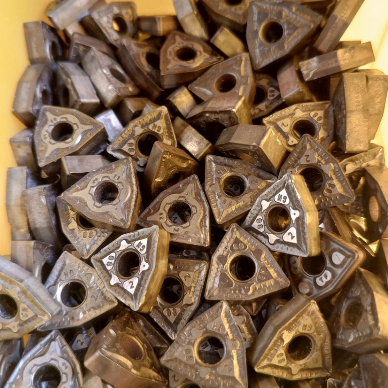 Insert Iscar WNMG080408 Carbide WNMG0804...WNMG08 ISCAR Bekas Mulus...WNMG080408