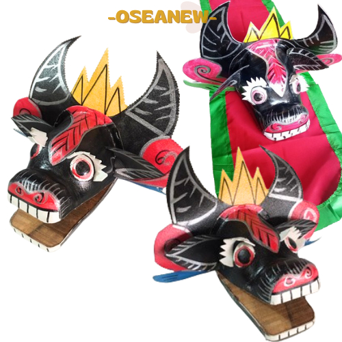 -SIAP KIRIM- BANTENGAN SPON SEDANG MAINAN ANAK/ BARONGAN BANTENG / Bantengan mberot untuk Anak Bahan