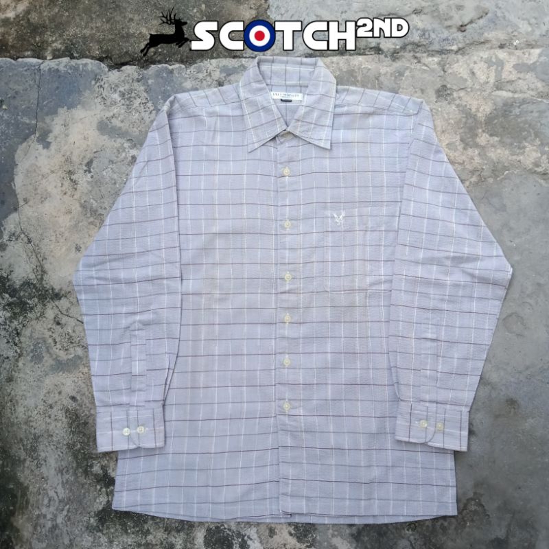 Kemeja Pria Motif | Kemeja Pria LYLE & SCOTT SECOND | THRIFT