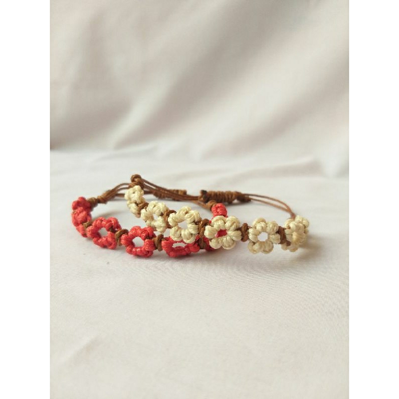 GELANG BUNGA 5 KELOPAK/GELANG LUCU/GELANG PERSAHABATAN