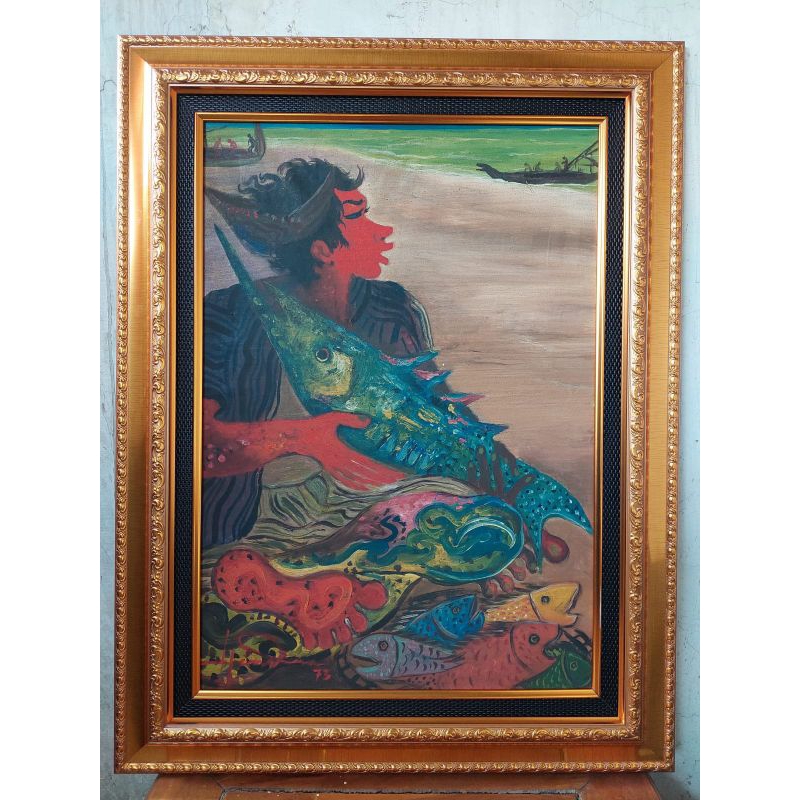 lukisan karya hendra gunawan tahun 1973