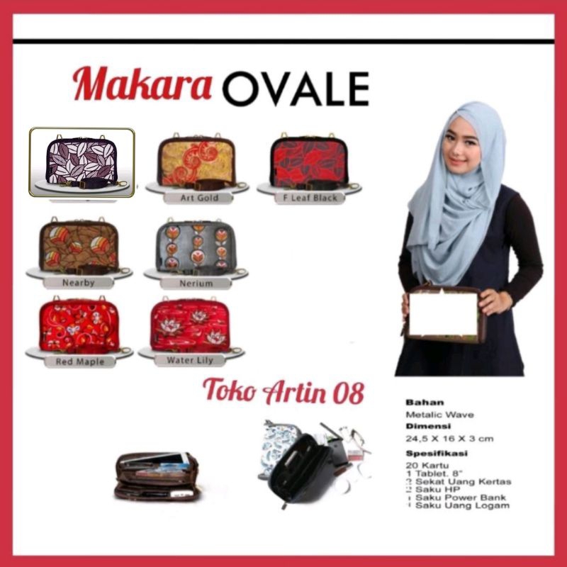 Tas Selempang Wanita MAKARA Etnik/ Mokamula Organizer ORiGINAL