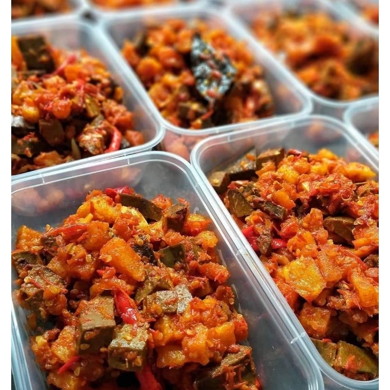 

Sambel goreng kentang ati sapi 400gr frozen food
