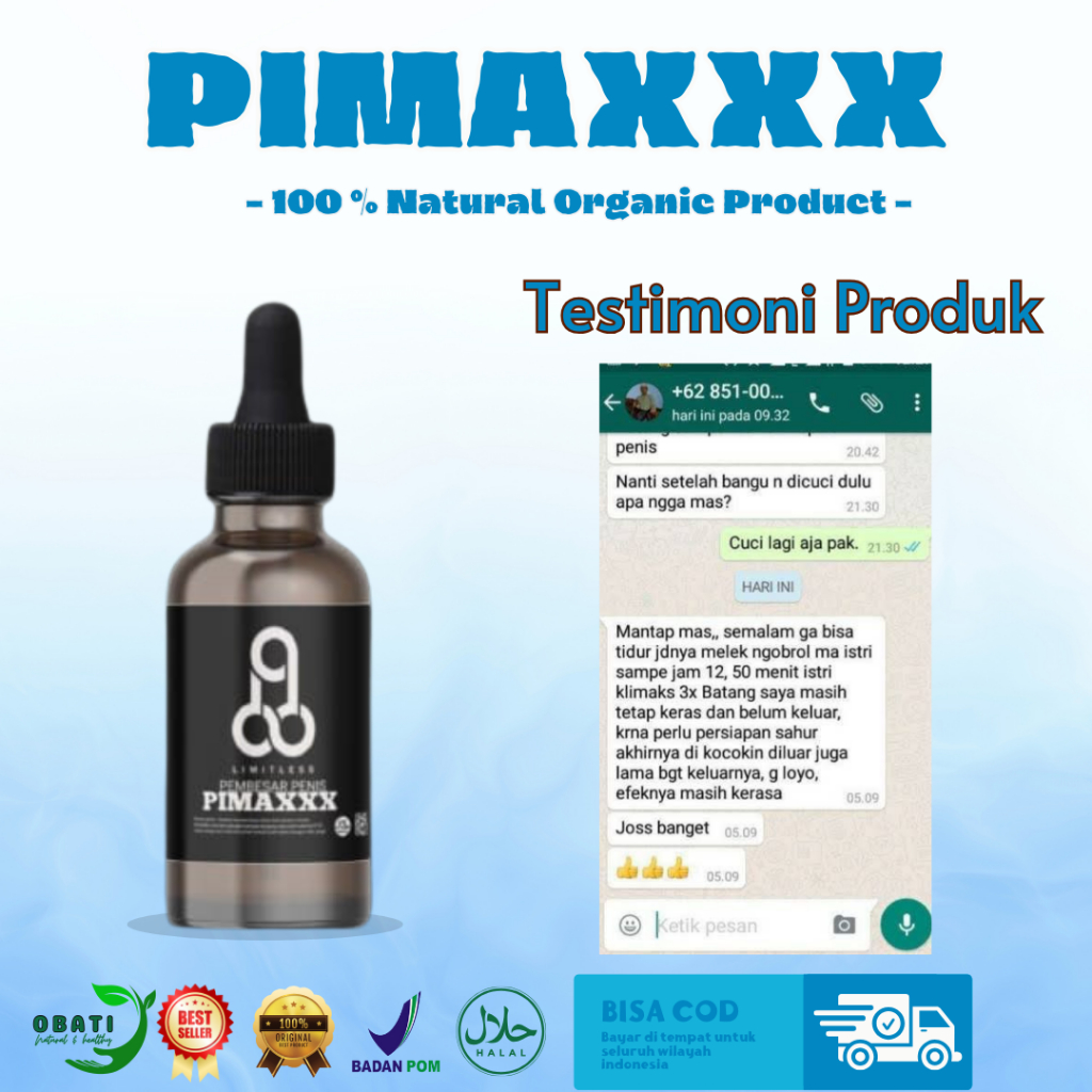 MUJARAB!!!!!!PIMAXXX - Multivitamin Suplemen obat pembesar dan panjang Penis MR.P Ampuh Permanen BPO