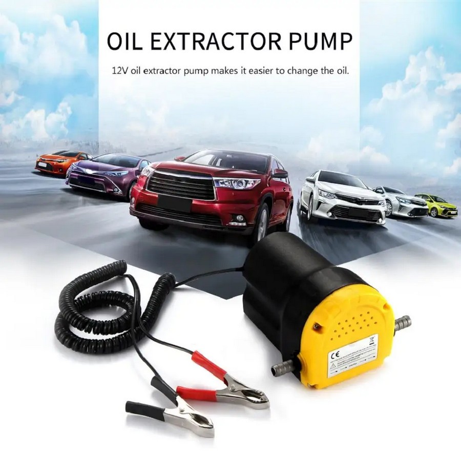 Pompa Elektrik Transfer Oli Mobil Fluid Oil Extractor Pump 12V